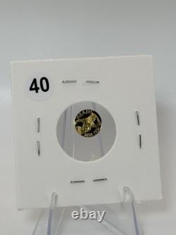 Gold Coin. 999 Fine Gold 1/4 Gram #40