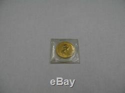 Gold Coin CANADA Maple Leaf 1 ounce 31.1 grams pure gold 1984 Uncirculated