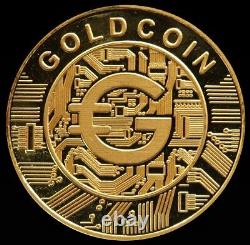 Gold Coin Crypto Token 5 Grams. 9999 Fine In Capsul