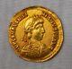 Gold Coin Genuine Valentinian Iii Gold Solidus Roman Imperial (425-455 Ad)