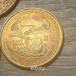 Gold Coin Lot 7PC Not Graded Rare Mintage 20+ Grams