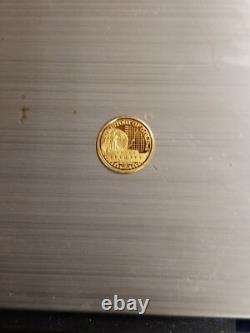 Gold Coin Small. 5 Of A Gram. Uncirculated Condition! Updated Description! 14K