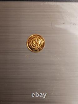 Gold Coin Small. 5 Of A Gram. Uncirculated Condition! Updated Description! 14K