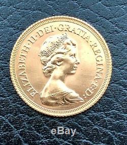 Gold Full Sovereign 1978 Elizabeth Great Britain 7.98 grams/22 carats Mint Coin