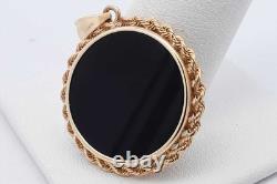 Gold Liberty Coin Pendant Set In 14k Yellow Gold 6.8 Grams Eb0726cxzsa