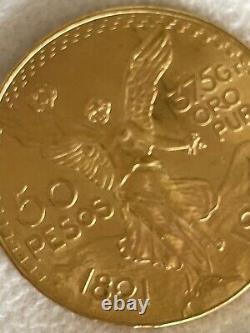 Gold Mexico 50 Pesos 37.5 Grams Pure Gold