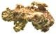 Gold Natural Nugget & Quartz 8.99 Grams Gold 3122