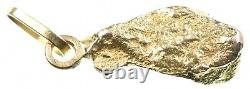 Gold Nugget Pendant 9 Grams Natural 22K+ Pure. 999 1079