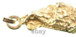 Gold Nugget Pendant 9 Grams Natural 22K+ Pure. 999 1079