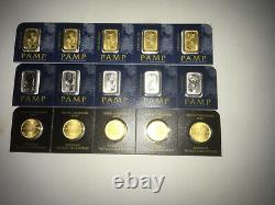 Gold and platinum bars/coins15 grams total. (10 gold/5 platinum) Free shipping