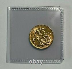 Great Britain 1912 King George V Full Gold Sovereign, 7.98 grams. 9167 Fine