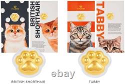 HABIB 999.9 Fine Gold Wafer 0.20g Limited Cat Design Pure Investment Gold