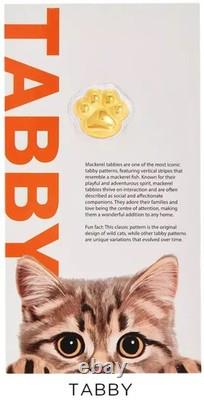 HABIB 999.9 Fine Gold Wafer 0.20g Limited Cat Design Pure Investment Gold