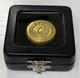 Hand Poured 24k Gold Round 1.36 Troy Ounces Crowned C Monogram Coin