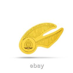 Harry Potter THE GOLDEN SNITCH 0.1 Gram 999 Gold Coin SOLD OUT! Only 2000 Made