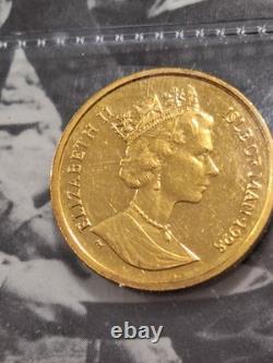 ISLE OF MAN 1998 RARE BIRMAN CAT 1/5 th OZ. 6.6 GRAMS 24 KARAT RARE FINE GOLD