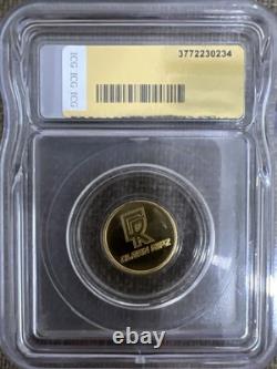 Igc-ms 70 Pl Clean Ripz 2.5 G. 9999 Gold Coin
