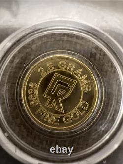 Igc-ms 70 Pl Clean Ripz 2.5 G. 9999 Gold Coin