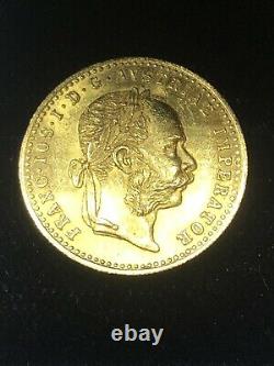 Imperial Austria 1915 Ducat Gold Coin. 986 or 23.8 Carat Purity 3.5 Grams