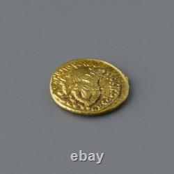 Indo Greek Kushan Dinar Solid Gold Coin Ø1.3cm, 2gram