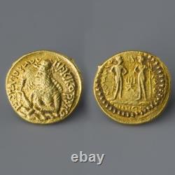Indo Greek Kushan Dinar Solid Gold Coin Ø1.3cm, 2gram