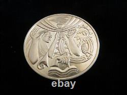 Iraq 22K Gold Medal of Merit Coin 38.1 Grams, 40mm Ba'ath Revolution 10th A