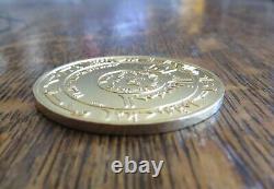 Iraq 22K Gold Medal of Merit Coin 38.1 Grams, 40mm Ba'ath Revolution 10th A