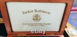 Jackie Robinson 50th Anniversary Commemorative $5 Gold Coin With OMP & COA