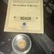 John F. Kennedy Half Gram $10 Liberia Gold Coin Certified Key Of Authenticity