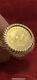 Krugerrand 1984 Coin Gold 1/10 Oz-yellow 14 Kt Gold. Size 9.5? , 12 Grams