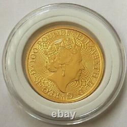 LION OF ENGLAND 1OZ 999.9 PURE FINE 24K SOLID GOLD See SILVER COIN frm 99c