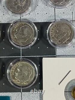 LOT 14 Vintage SILVER & GOLD COINS Mercury Dimes 2+ Oz SILVER 1/2 Gram GOLD +