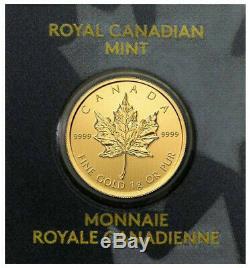 (LOT 2) 2020 Gold Maple 1 Gram Royal Canadian Mint Coins 24KT. 9999 In Assay