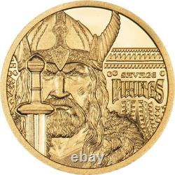 Legends Savage Vikings 2026 $5 0.5 Gram Pure Gold Proof Coin Cook Island CIT
