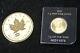 Lot 2 Canada Maple Leaf Gold Coins 2015 $5 1/10 Oz & 2021 Maple Gram. 9999