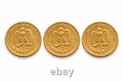 Lot of 3? 14K 2 Pesos Gold Coin? Privately Minted