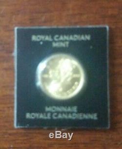 Lot of 4. 1 gram Canada Gold Maple Leaf. 9999 Fine Random Date