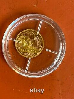 Lot of (5) Misc. Solid Gold Coin American Mint Struck in. 585 14K Gold. 5g Each