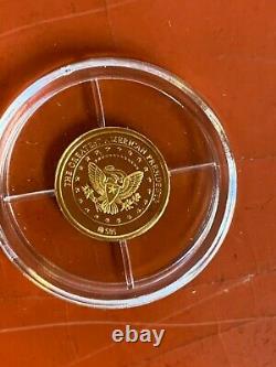 Lot of (5) Misc. Solid Gold Coin American Mint Struck in. 585 14K Gold. 5g Each