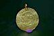 Lovely 100% Authentic Ancient Islamic Gold Coin Turned Pendant Weighing 2.9gram