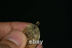 Lovely 100% Authentic Ancient Islamic Gold Coin turned Pendant Weighing 2.9Gram