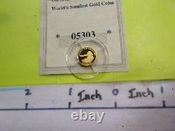 Ludwig Van Beethoven Music 2001 Liberia. 73 Grams. 999 Gold Coin Coa Rare Sharp