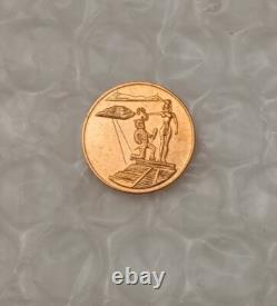 MEXICO VERY RARE Gold Coin/Medal Mexico Olympics 1968 MS 1.8 Grams