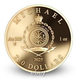 MICHAEL 0.5 g Gold Coin 2 Dollars Niue 2025