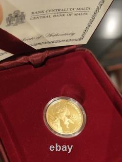 Malta Gold Coin 22 Carat 6.5 Grams Antonio Sciortino 2016