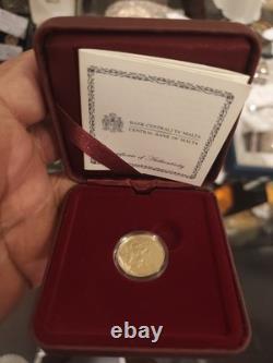 Malta Gold Coin 22 Carat 6.5 Grams Antonio Sciortino 2016