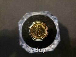 Mens Coin Ring In 14 K Yelllow Gold Weights 11.2 Grams