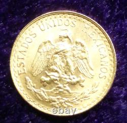 Mexican 90% Fine Gold 2-Peso Coin, 1945 Mo Dos Peso Gold Coin, Snake & Eagle