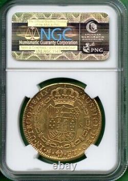 Mexico 1802mo Ft Ngc Au 53 Gold 27.07 Gram 0.901 0.7841 Oz