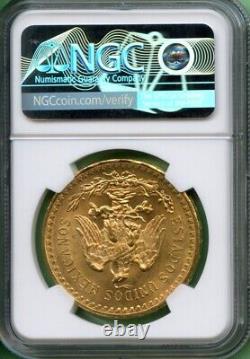 Mexico 1931 Gold 41.6666 Gram Ngc Ms 63 1.2056 Oz 50 Peso